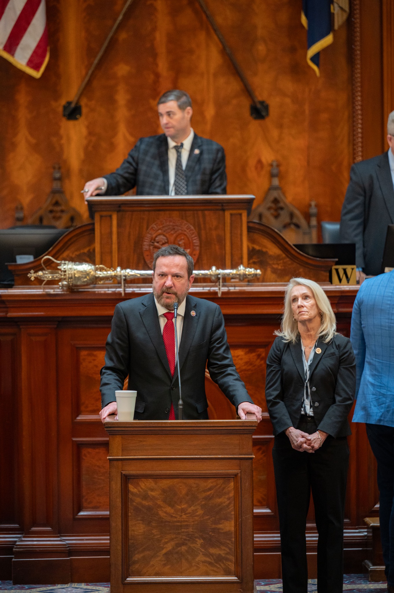 Brandon Cox speaking in the South Carolina House